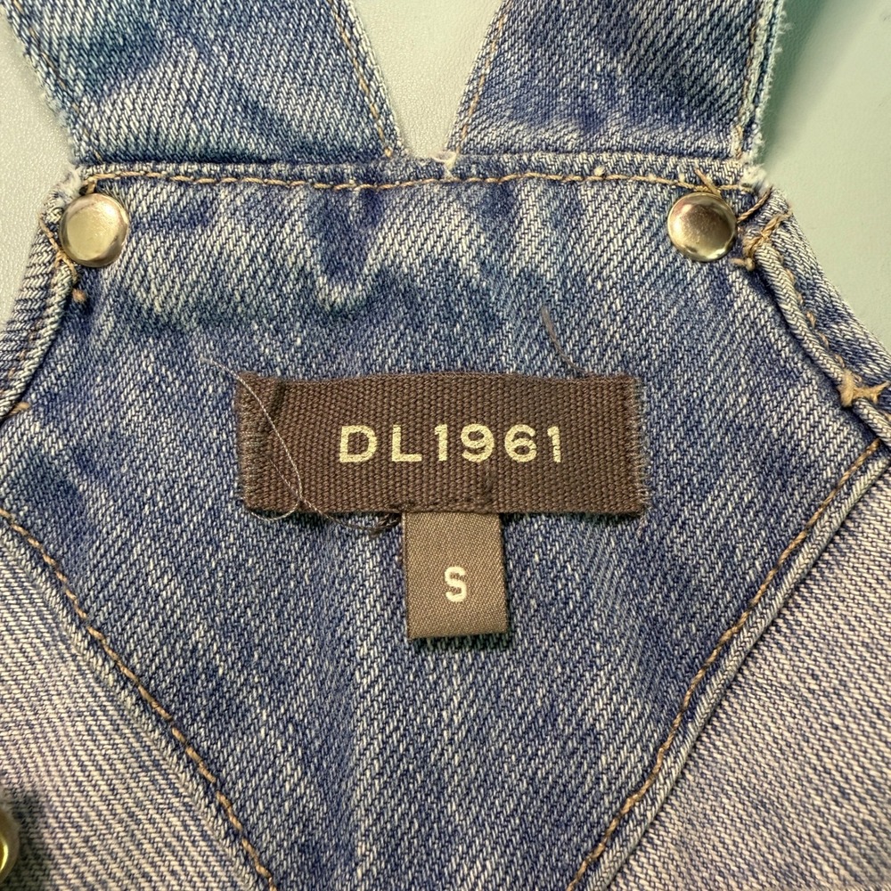 DL1961 Light Blue Women Jeans Overalls - Picture 6 of 9